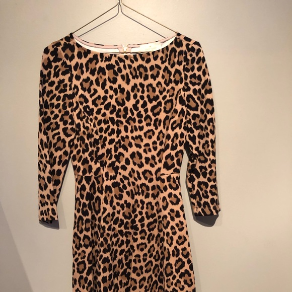 Kate Spade Leopard Ponte Dress - Picture 2 of 7
